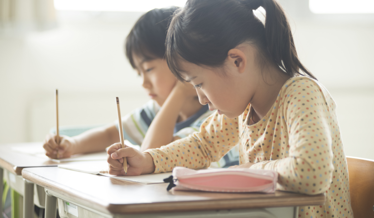 小学生の受講風景です