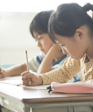 小学生の受講風景です